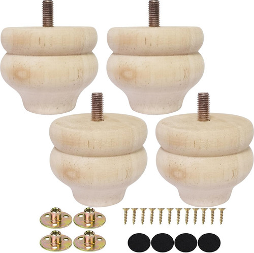Inch wooden furniture legs - furniture,