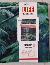 PRIMARK LIFE DOUBLE DUVET COVER SET - BNWT - 200x200cm - Christmas Gift)