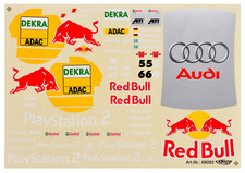 Decal Sheet 1:10 Audi A4 DTM 2004 Tomczyk Ekström Sponsor Sticker Carson 69092