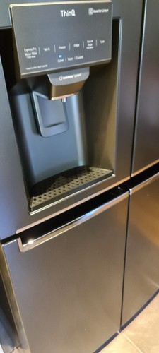 American fridge freezer - american, ice