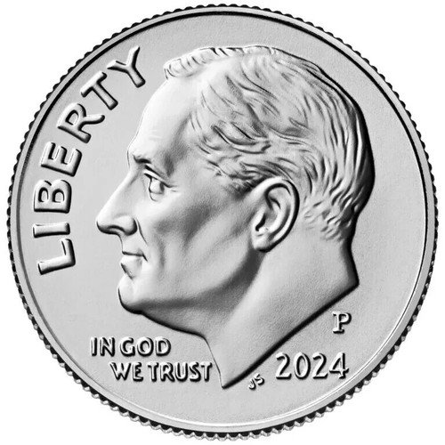 2024 roosevelt dime 2 coin - p&d,