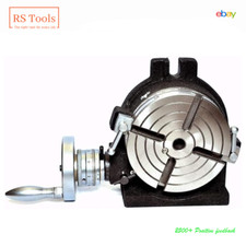 6" inch Rotary Table Horizontal Vertical slots 150mm HV6-4 for Milling Machine