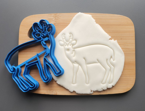 Muntjac cookie cutter deer - cookie,