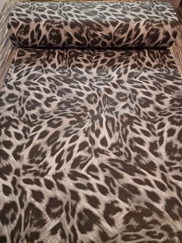 Meter leopard print fabric - leopard,