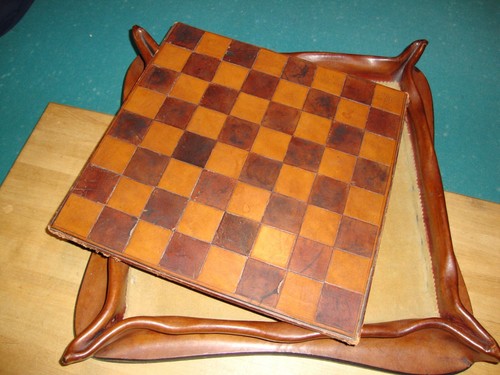 Vintage leather and wood - vintage,