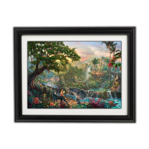The jungle book framed print - book,