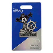 Disney Mickey Steamboat Willie Disney100 Eras Pin, **Limited Release** - NEW