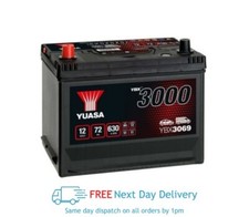 Yuasa YBX3069 SMF Battery 630