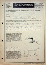 225225) Opel GT Rekord C Shock Absorber Tech. Info 10/1970