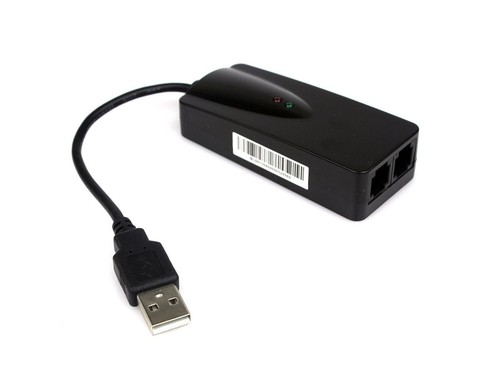 Fax modem 56k usb port - on, 2