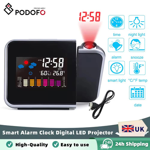 Table clock color display - table,