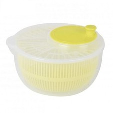 Plastic Large Salad Spinner Leaf Dryer Lettuce Veg Drainer Dressing Herb Water