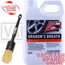 VALETPRO DRAGONS BREATH WHEEL CLEANER 1LITRE IRON X CONTAMINANT FALLOUT REMOVER