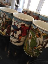 RARE 6 Dunoon Sport Stoneware