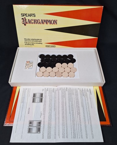 Vintage backgammon board game - backgammon,