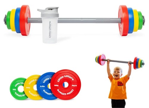 Kids barbell set - kids,