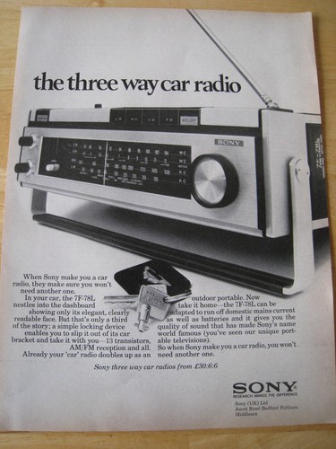 Three way car - car, radio
