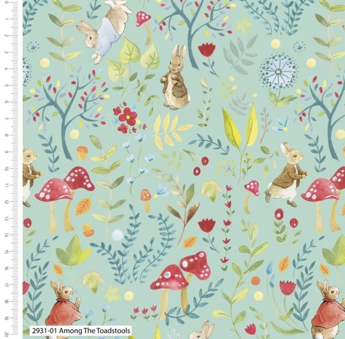 Peter rabbit fabric metre - peter,