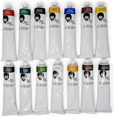 Bob ross landscape oil - bob,