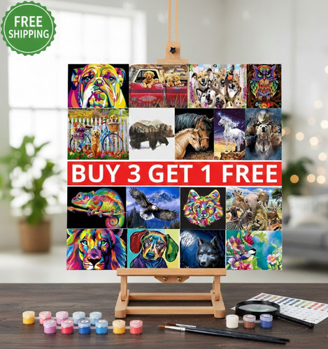 Oil paint numbers canvas - oil,