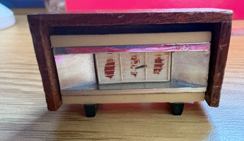 Doll house furniture - house, vintage
