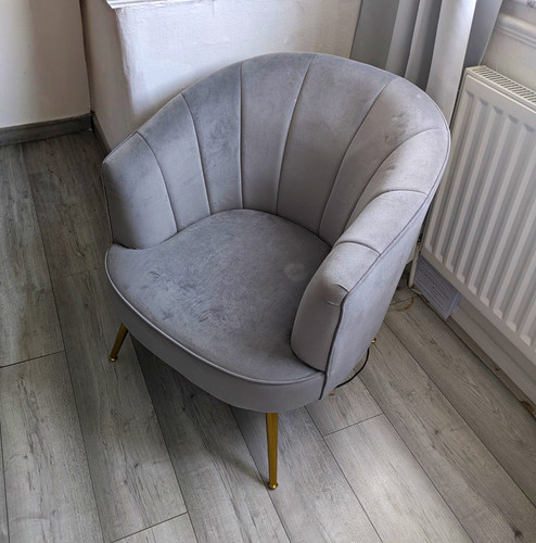 The shell shape grey - the,