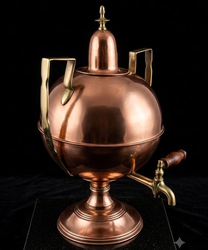 Antique brass copper samovar - brass,