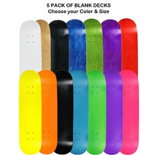 5 Pro Skateboard Decks Blank