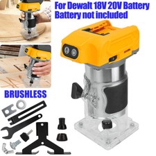 For Dewalt 18V Battery Cordless Brushless Electric Hand Trimmer Router Laminate