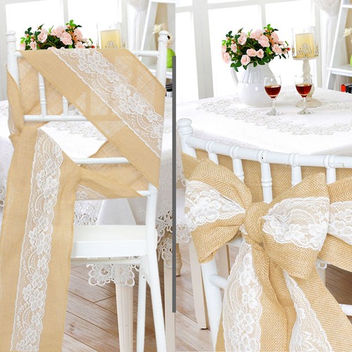 Tts 17x240cm hessian lace - tts,
