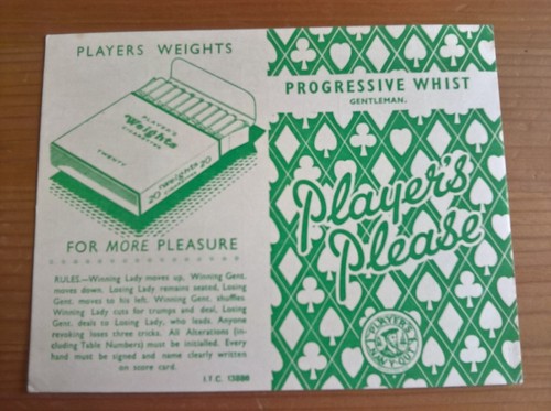 Players cigarettes advertising