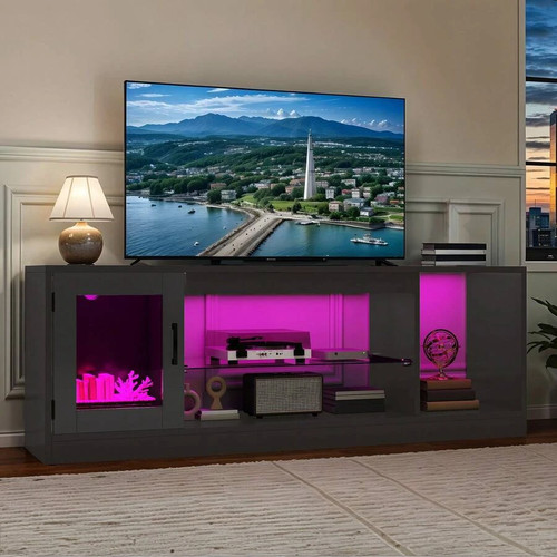 Modern stand cabinet with - tv,