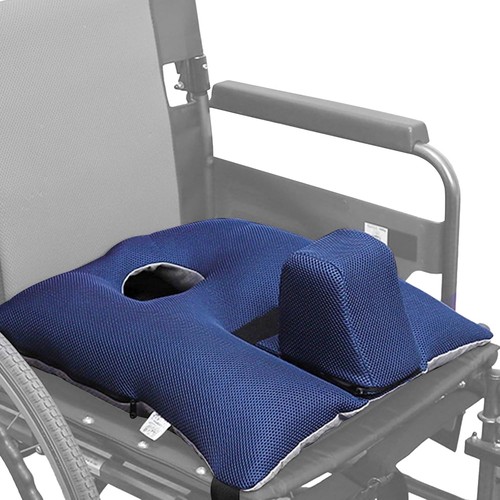 Wheelchair cushion pommel - cushion,