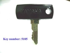 Yamaha YAS1 Ignition Switch Key 5105 NOS AS1 MAIN SWITCH 183-82508-31 KEY YAS1C