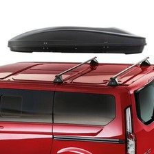 Ford Tourneo Custom MontBlanc Roof Base Carrier & G3 Roof Box Europe 390