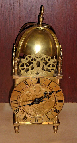 Vintage brass french lantern - french,