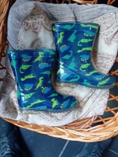 Boys Size 7 Wellies Dinosaur