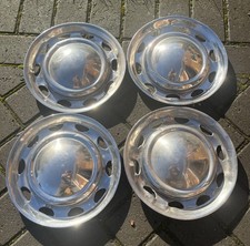 Classic Mini Mk1 Wheel Trims X4 Hub Caps Austin Morris Original #3