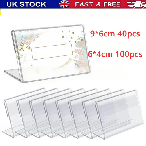 100pcs clear acrylic sign - clear,