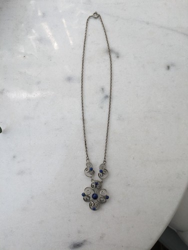 Vintage 1970s lapis - , lazuli