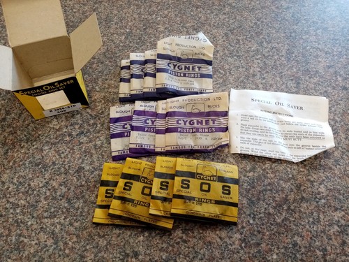 Ford 100e piston ring set - 100e,