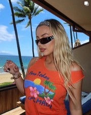 Vintage Christian Dior  Sunglasses Your Dior 2 Black White Wrap Y2K Galliano Era