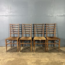 Four Dining Chairs Farmhouse