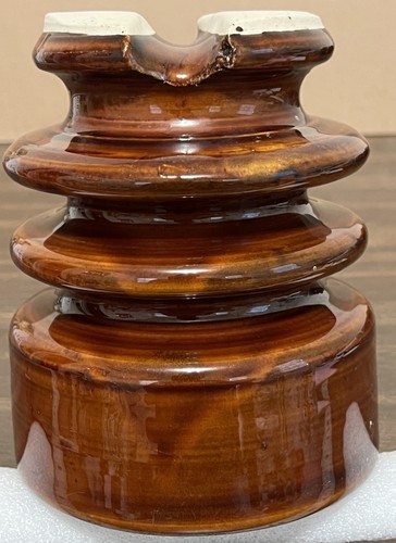 Antique porcelain insulator - porcelain,