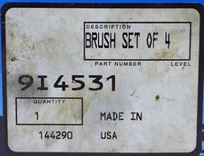 MCF 9I4531 Forklift Brush Set