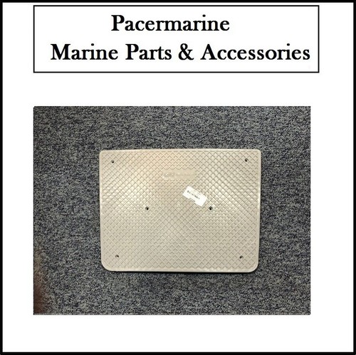 Grey plastic outboard transom - grey,