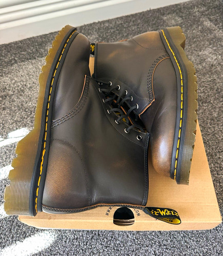 Martens 101 brown lace - brown, lace-up