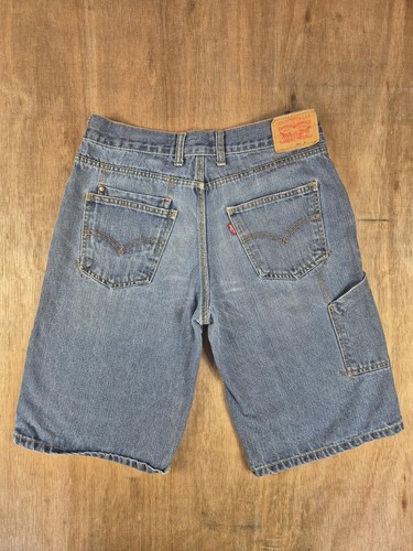 Levi carpenter denim shorts - denim,