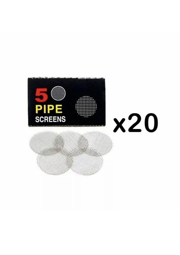 100 metal pipe screens - 100,