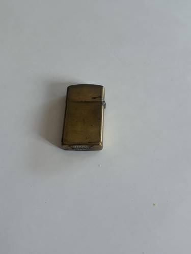 Zippo solid brass slim petrol - zippo,